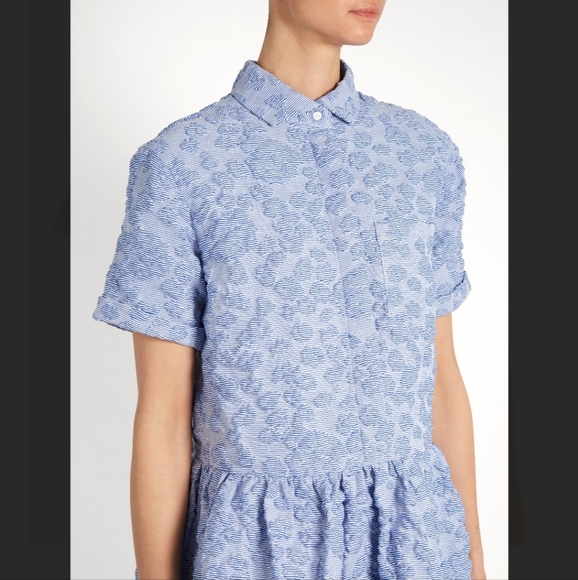 Shrimps‎ Henry Cloque Dress Blue size 6 - Picture 12 of 12